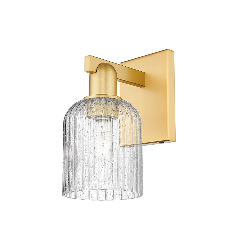 Innovations Bridal Veil 1Lt 5" Wall Sconce, Gold/Seedy