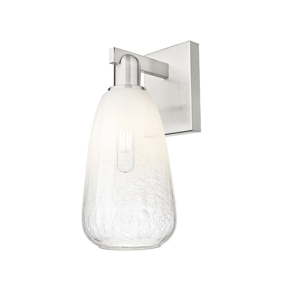 Innovations Brookhaven Almond 1Lt 6" Sconce, SN/Opal - 716-1W-SN-G480-6OP