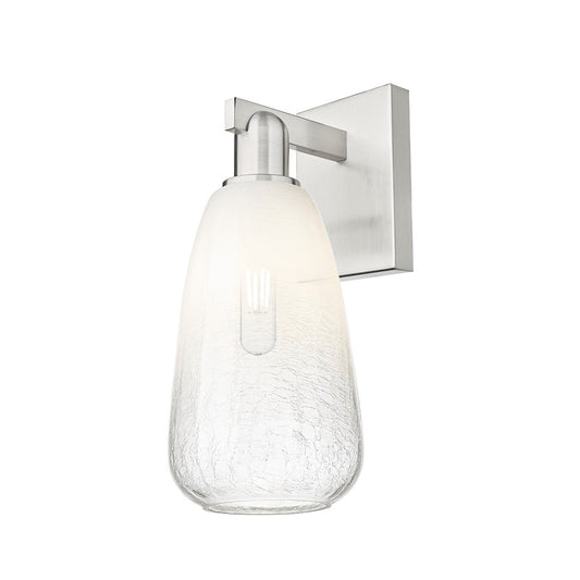 Innovations Brookhaven Almond 1Lt 6" Sconce, SN/Opal - 716-1W-SN-G480-6OP