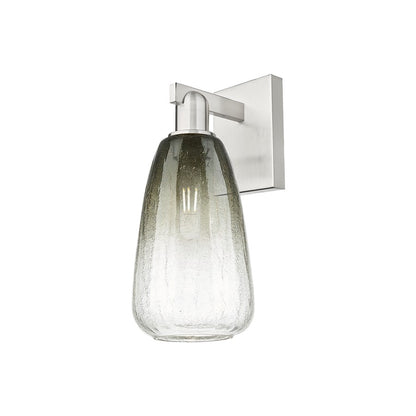 Innovations Brookhaven Almond 1Lt 6" Sconce, SN/Slate - 716-1W-SN-G480-6SL