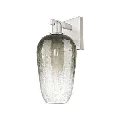 Innovations Brookhaven Flute 1Lt 7" Sconce, SN/Slate - 716-1W-SN-G484-7SL