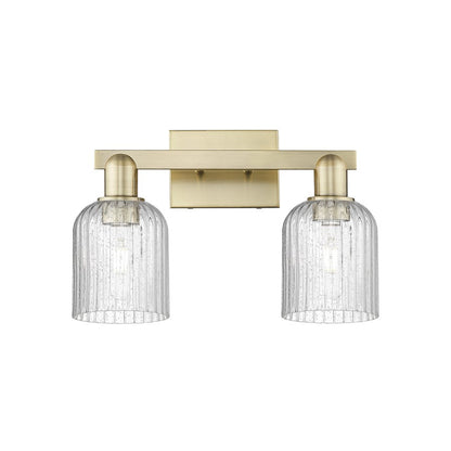 Innovations Bridal Veil 2Lt 16" Bath, Antique Brass/Seed
