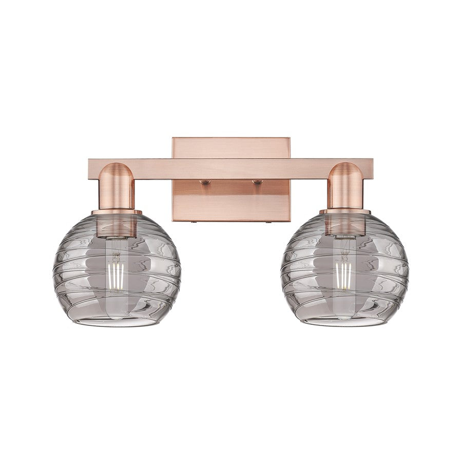 Innovations Athens Deco Swirl 2Lt 16" Bath, Copper/SDS - 716-2W-AC-G1213-6SM