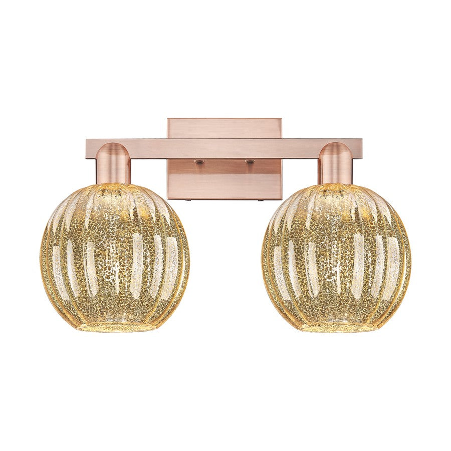 Innovations Preston 2Lt 16" Globe Bath, Copper/Mercury