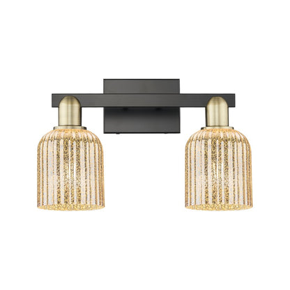 Innovations Bridal Veil 2Lt 16" Bath, Black Brass/Mercury