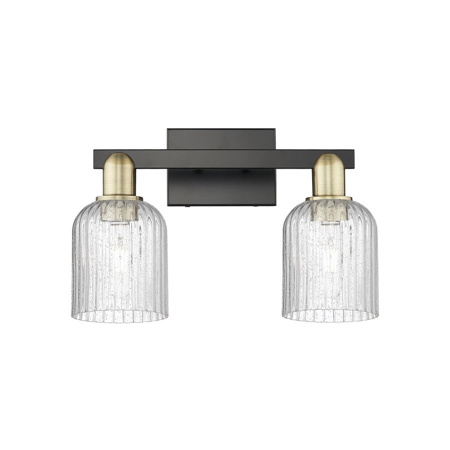 Innovations Bridal Veil 2Lt 16" Bath, Black Brass/Seed