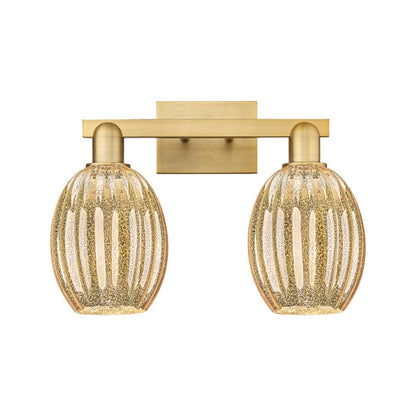 Innovations Preston 2Lt 16" Bell Bath, Brushed Brass/Mercury
