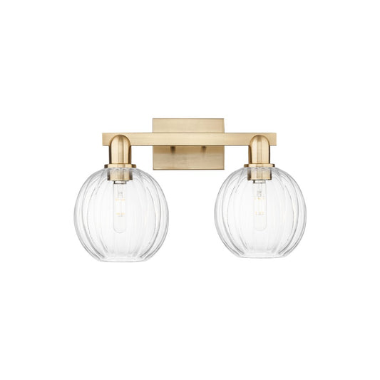 Innovations Preston 2Lt 16" Globe Bath, CBZ/Clear - 716-2W-CB-G458-7CL