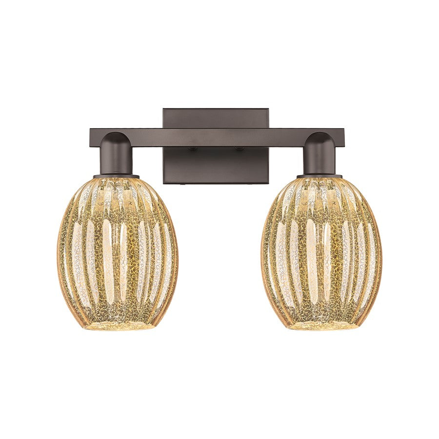 Innovations Preston 2Lt 16" Bell Bath, Oiled Bronze/Mercury