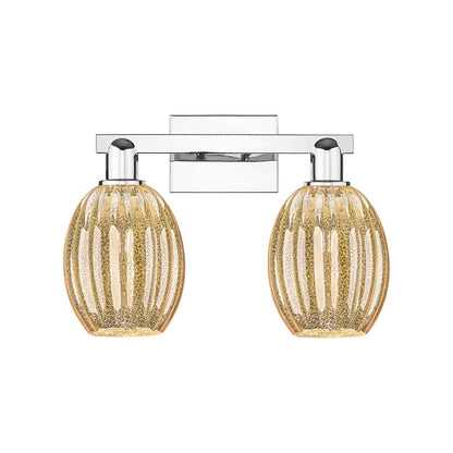 Innovations Preston 2Lt 16" Bell Bath Light, Chrome/Mercury - 716-2W-PC-G459-6ME