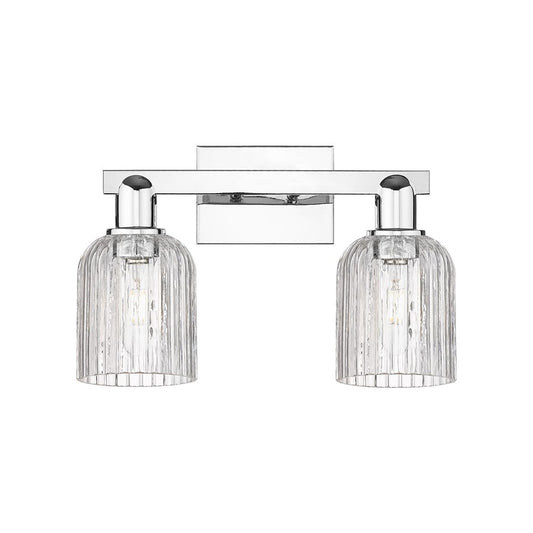 Innovations Bridal Veil 2Lt 16" Bath Light, Chrome/Clear - 716-2W-PC-G559-5CL