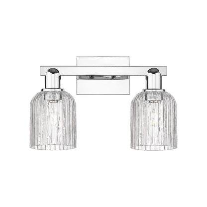 Innovations Bridal Veil 2Lt 16" Bath Light, Chrome/Clear
