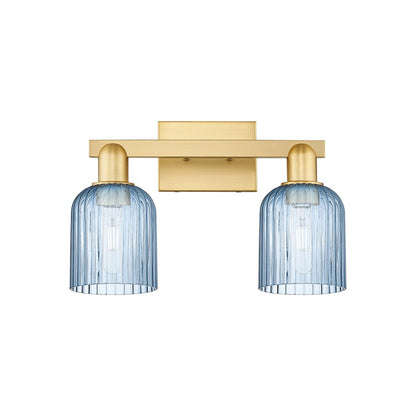 Innovations Bridal Veil 2Lt 16" Bath Light, Gold/Blue