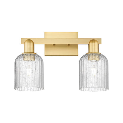 Innovations Bridal Veil 2Lt 16" Bath Light, Gold/Seedy