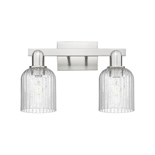 Innovations Bridal Veil 2Lt 16" Bath, Satin Nickel/Seed - 716-2W-SN-G559-5SDY