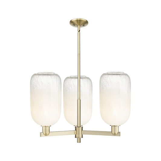 Innovations BH Cloche 3Lt 18" Stem Chandelier, AB/OP - 716-3CR-AB-G482-7OP