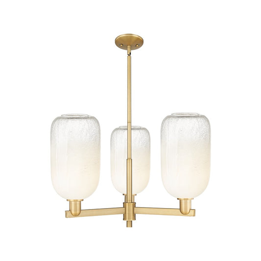 Innovations BH Cloche 3Lt 18" Stem Chandelier, BB/OP - 716-3CR-BB-G482-7OP