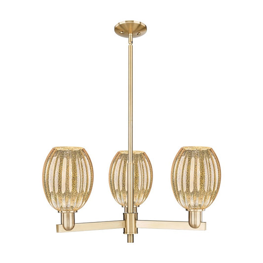 Innovations Preston 3Lt 18" Bell Stem Chandelier, CBZ/MC - 716-3CR-CB-G459-6ME