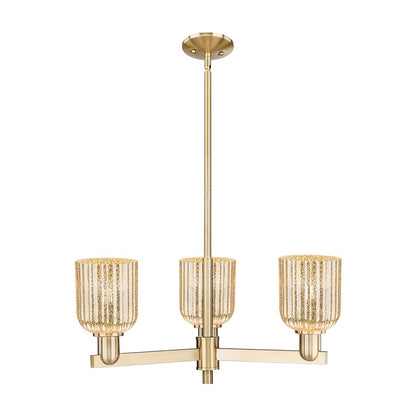 Innovations Bridal Veil 3Lt 18" Chandelier, CBZ/Mercury - 716-3CR-CB-G559-5ME