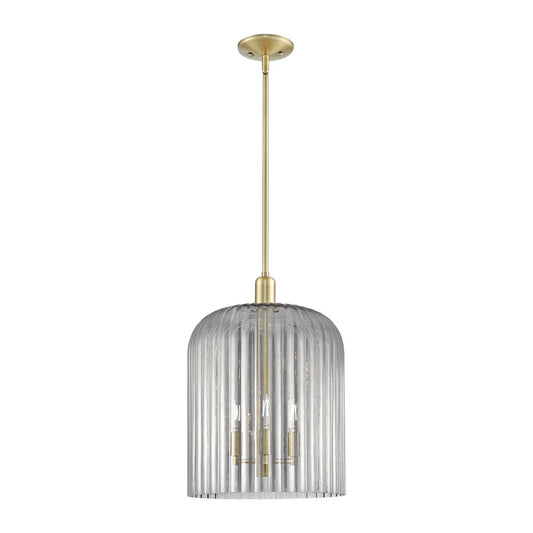 Innovations Bridal Veil 3Lt 12" Stem Mini Pendant, AB/SM - 716-3S-AB-G559-12SM