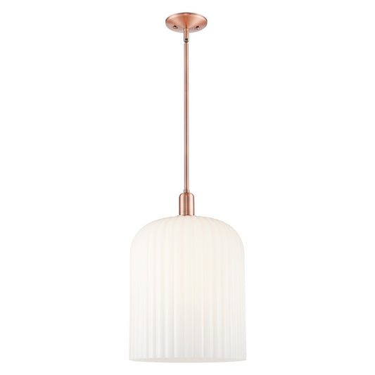 Innovations Bridal Veil 3Lt 12" Stem Mini Pendant, CP/GW - 716-3S-AC-G559-12GWH