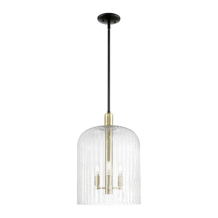 Innovations BV 3Lt 12" Stem Mini Pendant, BKS/SD - 716-3S-BAB-G559-12SDY