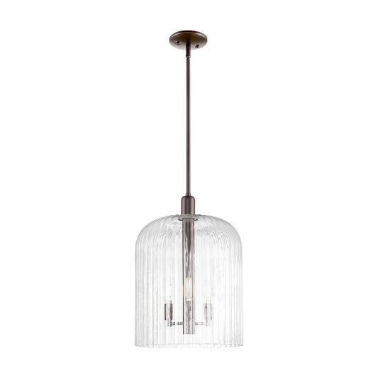 Innovations Bridal Veil 3Lt 12" Stem Mini Pendant, OB/CL - 716-3S-OB-G559-12CL