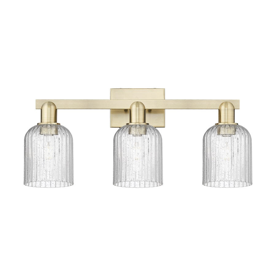 Innovations Bridal Veil 3Lt 24" Bath, Antique Brass/Seed - 716-3W-AB-G559-5SDY