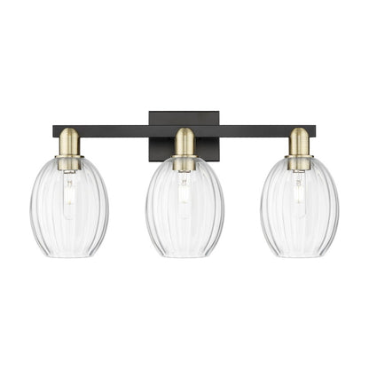 Innovations Preston 3Lt 26" Bell Bath, Black Brass/Clear