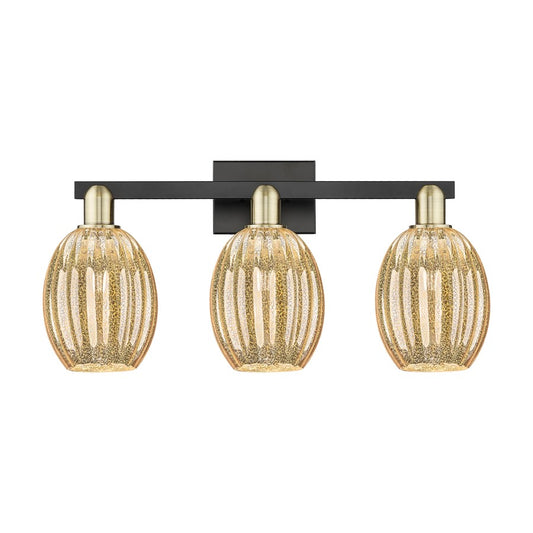 Innovations Preston 3Lt 26" Bell Bath, Black Brass/Mercury - 716-3W-BAB-G459-6ME