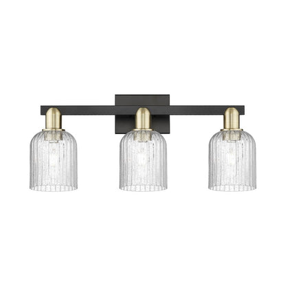 Innovations Bridal Veil 3Lt 24" Bath, Black Brass/Seed - 716-3W-BAB-G559-5SDY