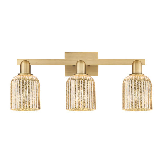 Innovations Bridal Veil 3Lt 24" Bath, Brushed Brass/Mercury - 716-3W-BB-G559-5ME
