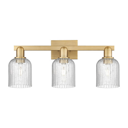 Innovations Bridal Veil 3Lt 24" Bath, Brushed Brass/Seed - 716-3W-BB-G559-5SDY