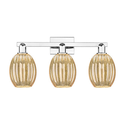 Innovations Preston 3Lt 26" Bell Bath Light, Chrome/Mercury - 716-3W-PC-G459-6ME