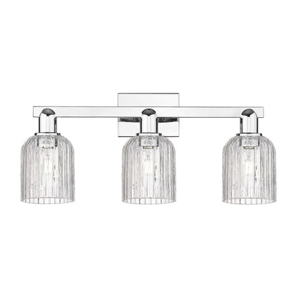 Innovations Bridal Veil 3Lt 24" Bath Light, Chrome/Clear - 716-3W-PC-G559-5CL
