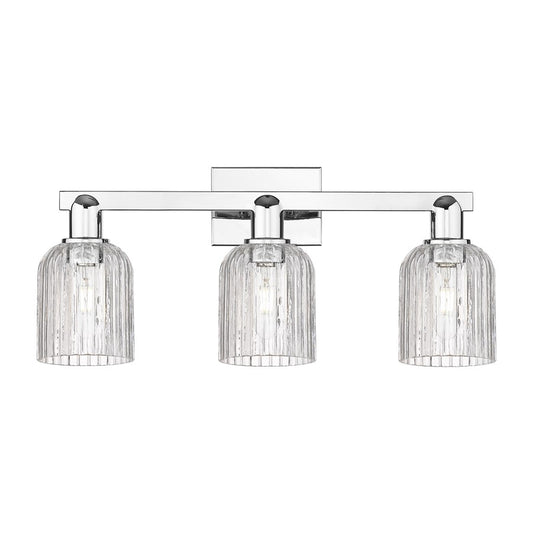 Innovations Bridal Veil 3Lt 24" Bath Light, Chrome/Clear - 716-3W-PC-G559-5CL