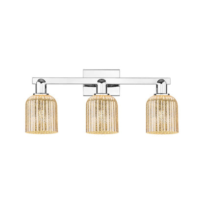 Innovations Bridal Veil 3Lt 24" Bath Light, Chrome/Mercury