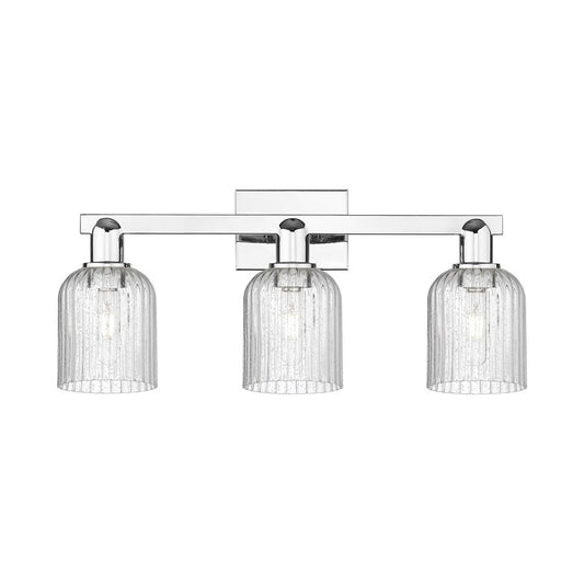 Innovations Bridal Veil 3Lt 24" Bath Light, Chrome/Seedy - 716-3W-PC-G559-5SDY