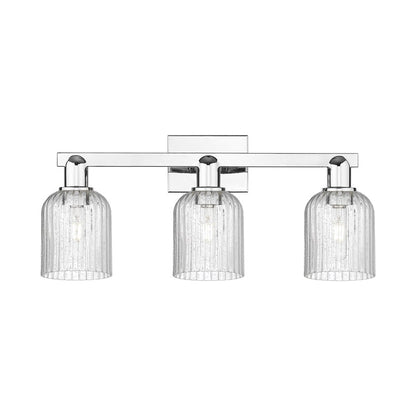 Innovations Bridal Veil 3Lt 24" Bath Light, Chrome/Seedy