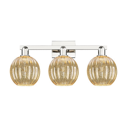Innovations Preston 3Lt 26" Globe Bath, Polished Nickel/Mercury