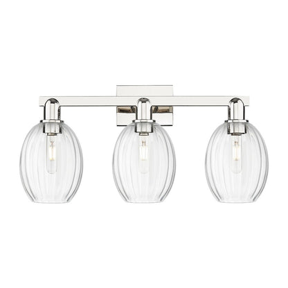 Innovations Preston 3Lt 26" Bell Bath, PN/Clear - 716-3W-PN-G459-6CL
