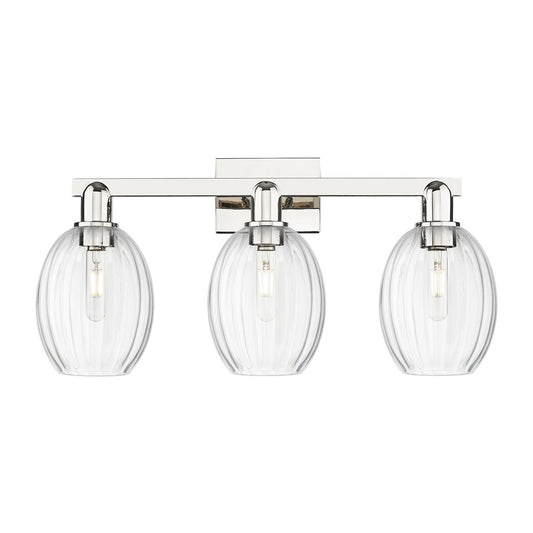 Innovations Preston 3Lt 26" Bell Bath, PN/Clear - 716-3W-PN-G459-6CL