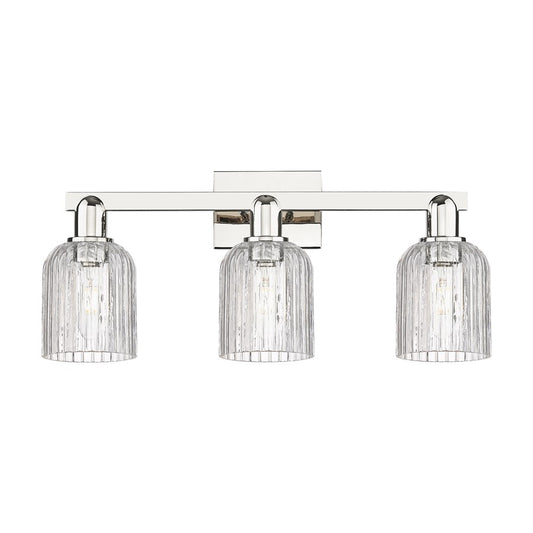 Innovations Bridal Veil 3Lt 24" Bath, Polished Nickel/Clear - 716-3W-PN-G559-5CL