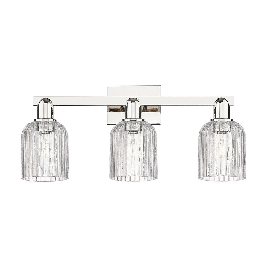 Innovations Bridal Veil 3Lt 24" Bath, Polished Nickel/Clear