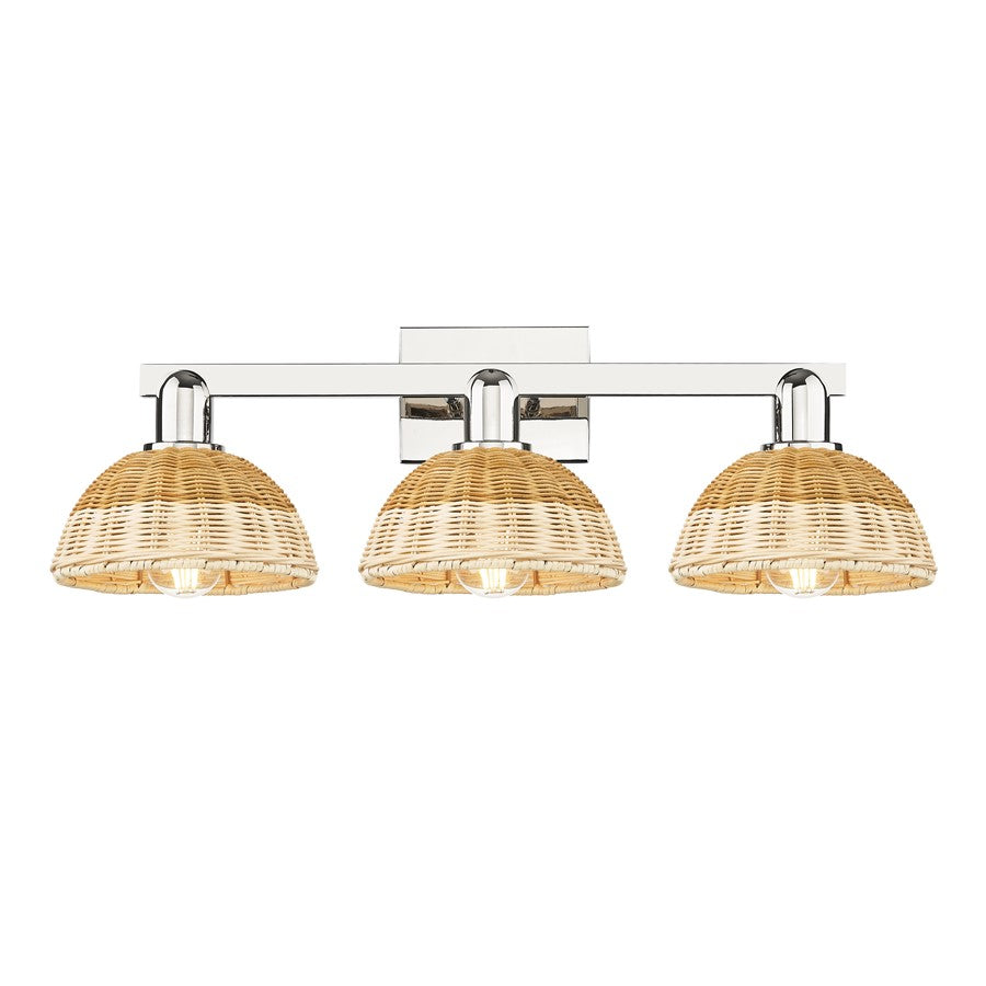 Innovations Natural Ballston Dome 3Lt 26" Bath/Polished Nickel/NF