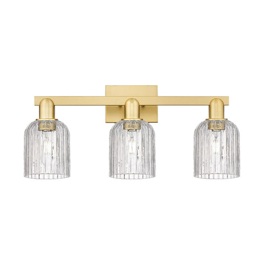 Innovations Bridal Veil 3Lt 24" Bath Light, Gold/Clear - 716-3W-SG-G559-5CL
