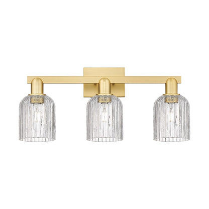 Innovations Bridal Veil 3Lt 24" Bath Light, Gold/Clear