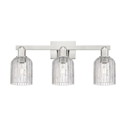 Innovations Bridal Veil 3Lt 24" Bath, Satin Nickel/Clear - 716-3W-SN-G559-5CL