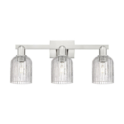 Innovations Bridal Veil 3Lt 24" Bath, Satin Nickel/Clear