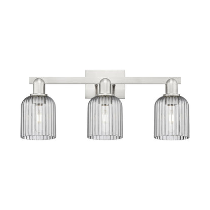 Innovations Bridal Veil 3Lt 24" Bath, Satin Nickel/Smoke - 716-3W-SN-G559-5SM